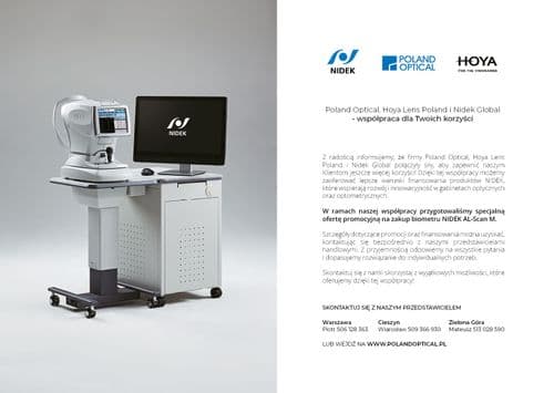 Zyskaj VOUCHER na soczewki MiYOSMART przy zakupie Biometru optycznego AL-Scan M w promocyjnej cenie
